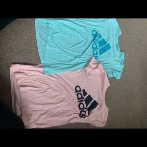 Two adidas shirts